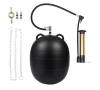 DLYYPLUS Inflatable Pipe Plug Balloon Kit, Applicable to 8 Inch Nominal PVC Pipes or 7.09-7.87'' Inner Diameter Tubes,Plumbing Test Plug with Fast Air Pump, Extension Hose,Safety Chain&Valve Tool