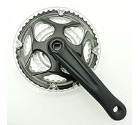 DLZFUDTY Crankset,Cranksets For Bikes 7/8/9 Speed MTB Bike Crank Set 48-38-28T 170MM Bicycle Hollow Tooth Plate Crankset Sprocket Chainring
