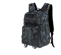 DLZFUDTY Fishing Bag,Fishing Backpack Waterproof Fishing Backpack with Rod Holder Multipurpose Tackle Storage Bag Oxford Cloth Outdoor for Angling(Camouflaged-A)