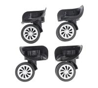 DLZFUDTY Suitcase Wheels Replacement,Luggage Wheels Replace 4Pcs Suitcase Luggage Universal 360 Degree Swivel Wheels Trolley Wheel Tools