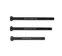 DLZFUDTY Thru Axle Adapter,Quick Release Skewer 3pcs Black Bicycle Thru Axle Lever Mountain Bike Bucket Shaft Aluminum Alloy Front Fork 15x100 12x142 12x100 12x148