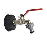 DLZFUDTY Water Tank Tap,Water Tank Drain Adapter 1/2" Garden Hose Faucet Water Tank Hose Connector Replacement