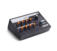 DM-208E Mini Audio Mixer Portable Switchable Stereo 4 & Mono 8 Channels Microphone Dj Controller