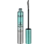 DM Alverde Naturkosmetik Mascara 12 Hours Long Stay Mascara Colour: Black Contents: 9 ml Mascara with Organic Rose Water and Rice Wax