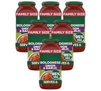 DM Bolognese Onion and Garlic Sauce Italian Pasta Sauce Made with Vegetables and No Artifical Colours, Flavours, or Preservatives Suitable for Vegetarians 675g Glass Jar Serves 6 (Pack of 6)