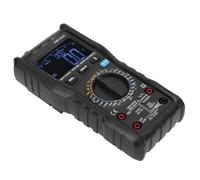 DM100C Digital Multimeter, Auto-Ranging True RMS Meter with NCV Live Detection, Anti-Burn ABS Body, LCD Display for AC/DC Voltage Current Resistance Capacitance Frequency Temp, Black