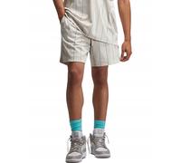 DM1357-104 Nike Air Essentials Shorts (White Striped) (100% Polyester) Men's