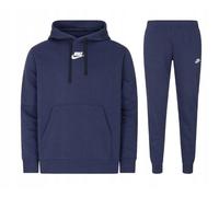 DM6838-411 Men's Nike Tracksuit. Navy Blue 80% Cotton Set Sport