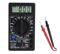 DM850 Digital Multimeter Handheld Voltm*eter LCD Digital Universal Ammeter Tool Portable Voltage Electrical Tester Digital probe transistor ammeter ohm Test ohmmeter probe Digital mosfet voltm*e