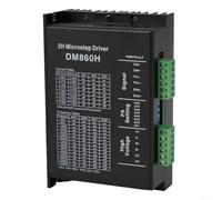 DM860H Digital Stepper Motor Driver 24-110V DC, 7.2A for MICROSTEP Controller for NEMA 23 24 57/86 Motors, 128 Subdivisions with Cooling Fan