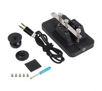 Dm901 For Morse Code Trainer With Dual Output Modes And Stainless Steel Contacts For Ham Radio Enthusiasts Learning Cw Skills Black