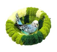 DMAIS Birds Nest, Soft Budgie Cage Nest, Luxurious Warmth Parakeet Woven Nest, Easy Mounting Birds Beds, Cleaning Budgie Sleeping Nest for Sleeping Bed Eggs Laying Breeding