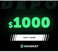 DMarket Gift Card 1000 USD