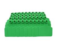 DMBAOD 100pcs Cattle Ear Tags, Blank Livestock Ear Tags for Cattle, Sheep, Goats, Pigs, Hogs, Cows, Calf, Green