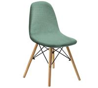 DMBAOD 2/4/6 Pieces Spandex Chair Covers, Universal Protective Stretch Chair Covers, Suitable for Parties, Banquets, Wedding Events 6pc bean green