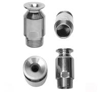 DMBAOD （3/8，1/2,1/4,1,2） 316L stainless steel SMP nozzle accurately controls the spraying direction and uniform spraying 1/4 nozzle 1pc