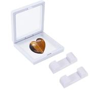 DMBAOD 3D floating display case, dried flower display stand for jewelry, large hanging money frame box for dollar bills, medals, fossils, rocks 10pc white 14 * 14cm(5.5 * 5.5in)