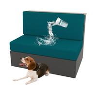 DMBAOD RV Dining Table and Chair Cushion Covers, Stretch Seat Cushions Sofa Covers Loveseat Covers Furniture Protective Covers for RV Camper Car Bench Covers 2 Backrest & 2 Bench Covers lake blue