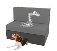 DMBAOD RV Dining Table and Chair Cushion Covers, Stretch Seat Cushions Sofa Covers Loveseat Covers Furniture Protective Covers for RV Camper Car Bench Covers 2 Backrest & 2 Bench Covers light grey.