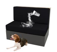 DMBAOD RV Dining Table and Chair Cushion Covers, Stretch Seat Cushions Sofa Covers Loveseat Covers Furniture Protective Covers for RV Camper Car Bench Covers 2 Backrest & 2 Bench Covers black