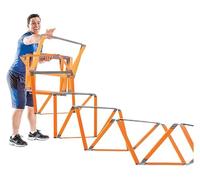 DMBBSAPBSH Agility Ladder, Agility Speed Ladder, 5M Multifunction Agile Training Ladder, Exercise Trainer Kit, For Outdoor Various Training Scenarios