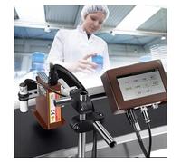 DMBBSAPBSH Industrial Inkjet Printer, Online Coding Machine, Industrial Inkjet Printer, Ink Print Or Labeling On A Variety Of Surfaces Including Metal Glass Plastic And Canvas(25.4mm)