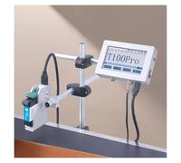 DMBBSAPBSH Industrial Inkjet Printer, Online Coding Machine, Industrial Inkjet Printer Online Batch Coder For Printing Text, Number, Manufacturing/Expiry Date, Time(25.4mm)