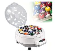DMBBSAPBSH Pool Ball Polisher, Billiard Polishing Machine, 16pcs /22pcs Ball Clean Automatic Billiard Ball Washing Machine, Pool Cleaner(16 Balls)