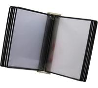 DMBBSAPBSH Wall Mounted Poster Flip Book Display, Wall Mount Reference Organizer - Catalog Display Rack, Poster Flip Book Display, Desktop Menu(Black)