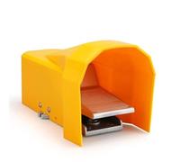 DMBGRXJF Pneumatic Foot Pedal Valve Control 4F210-08LG 2 Position 3 Way Momentary Air Tool Foot Pneumatic Pedal With Cover 1Pcs(4F210-08LG)