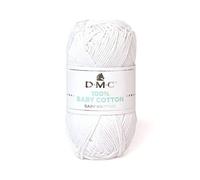 DMC 100% Baby Cotton Knitting Yarn - Soft & Comfortable - 50g Ball - 105m - 27 Colours