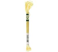 DMC Satin Floss 8.7yd-Light Yellow, 8.7-Yards
