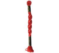 DMC 115 5-666 Pearl Cotton Thread, Bright Red, Size 5