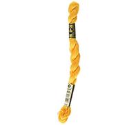 DMC 115 5-742 Pearl Cotton Thread, Light Tangerine, Size 5