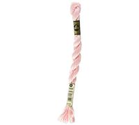 DMC 115 5-818 Pearl Cotton Thread, Baby Pink, Size 5