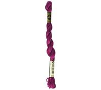 DMC 115 5-915 Pearl Cotton Thread, Dark Plum, Size 5