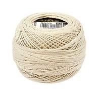 DMC Garn Pearl Cotton Ball Size 12 141 yd Very Light Mocha Brown