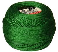 DMC 116 12-699 Pearl Cotton Thread Balls, Green, Size 12