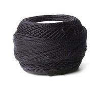 DMC 116 5-310 Pearl Cotton Thread Balls, Black, Size 5