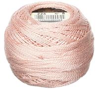 DMC 116 8-224 Pearl Cotton Thread Balls, Very Light Shell Pink, Size 8