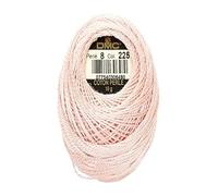 DMC 116 8-225 Pearl Cotton Thread Balls, Ultra Very Light Shell Pink, Size 8