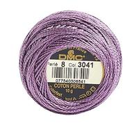 DMC Cotton Perle Thread Size 8 3041 - per 10 gram ball