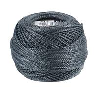 DMC 116 8-413 Pearl Cotton Thread Balls, Dark Pewter Grey, Size 8