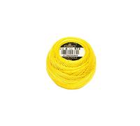 DMC 116 8-973 Pearl Cotton Thread Balls, Bright Canary, Size 8