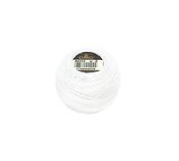 DMC 116 8-B5200 Pearl Cotton Thread Balls, Snow White, Size 8