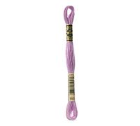 DMC 117-153 Mouline Stranded Cotton Six Strand Embroidery Floss Thread, Light Violet, 8.7-Yard