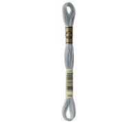 DMC 117-168 Mouline Stranded Cotton Six Strand Embroidery Floss Thread Very Light Pewter 8.7-Yard
