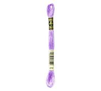 DMC 117-210 Six Strand Embroidery Cotton Floss, Medium Lavender, 8.7-Yard