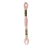 DMC Garn Embroidery Cotton Floss 6-Strand Ultra Light Shell Pink 8.7-Yard