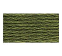DMC 117-3051 Six Strand Embroidery Cotton Floss, Dark Green Grey, 8.7-Yard